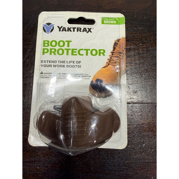 Yaktrax Boot Protector Extend Life Work Boots Brown One Pair - Picture 3 of 4